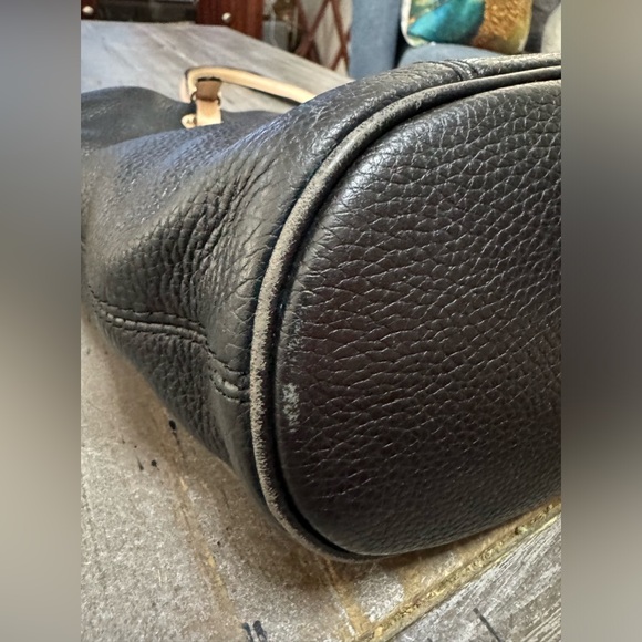 Michael Kors Jet Set Women's Tote Black Pebble Grain Leather Purse - Picture 3 of 16